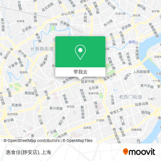惠食佳(静安店)地图