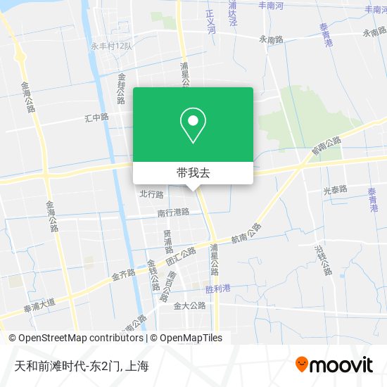 天和前滩时代-东2门地图
