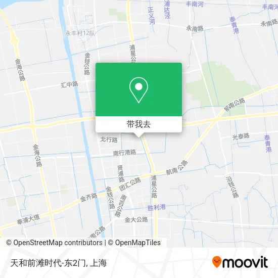 天和前滩时代-东2门地图