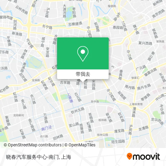 晓春汽车服务中心-南门地图