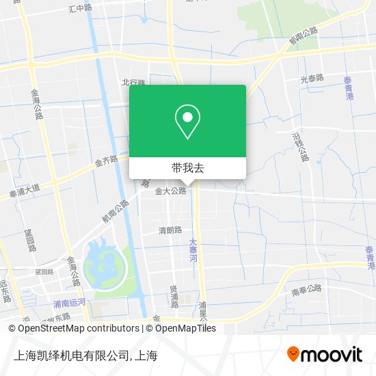 上海凯绎机电有限公司地图