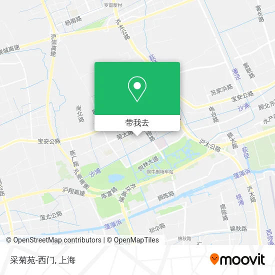 采菊苑-西门地图