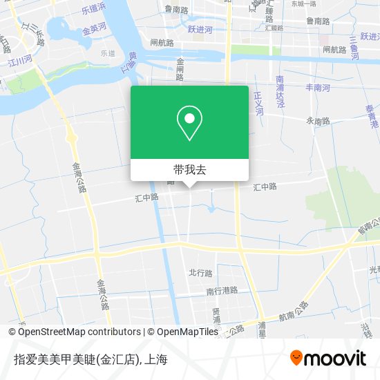 指爱美美甲美睫(金汇店)地图