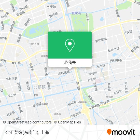 金汇宾馆(东南门)地图