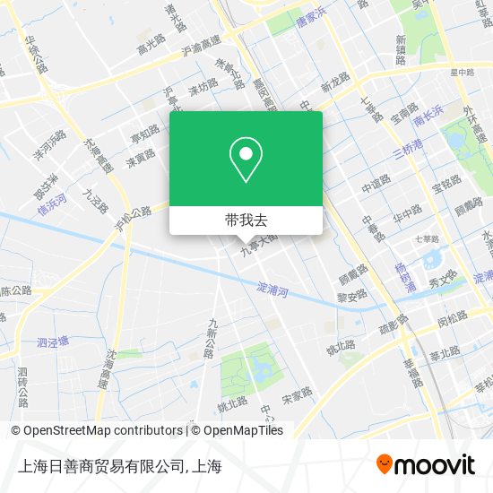 上海日善商贸易有限公司地图