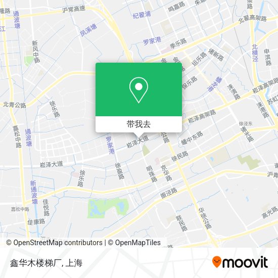 鑫华木楼梯厂地图