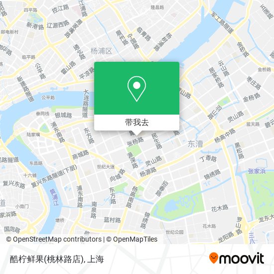 酷柠鲜果(桃林路店)地图