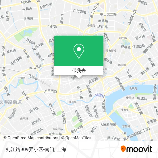 虬江路909弄小区-南门地图
