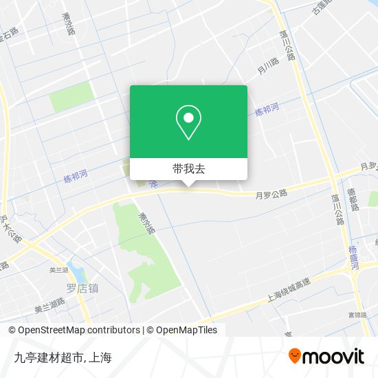 九亭建材超市地图