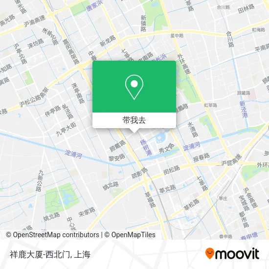 祥鹿大厦-西北门地图