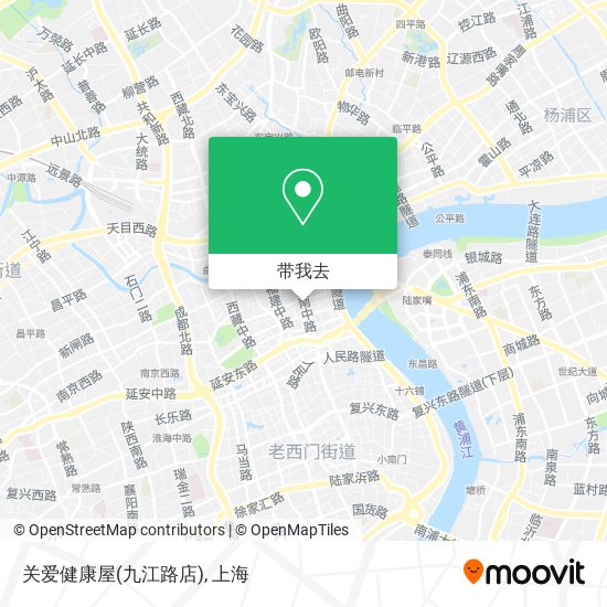 关爱健康屋(九江路店)地图