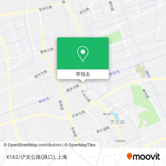 X162/沪太公路(路口)地图