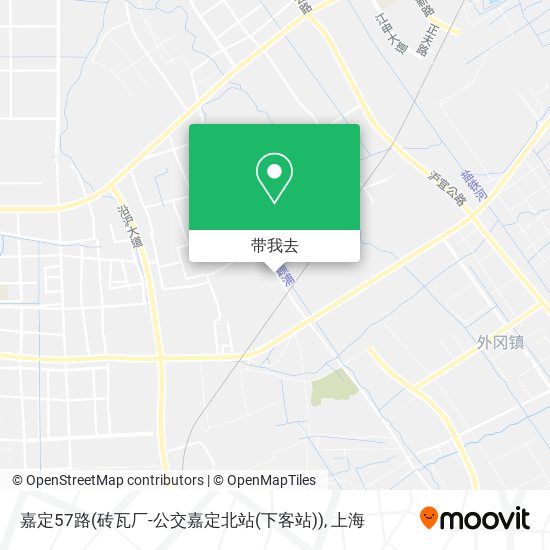 嘉定57路(砖瓦厂-公交嘉定北站(下客站))地图