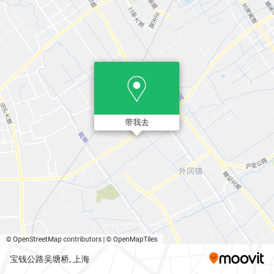 宝钱公路吴塘桥地图