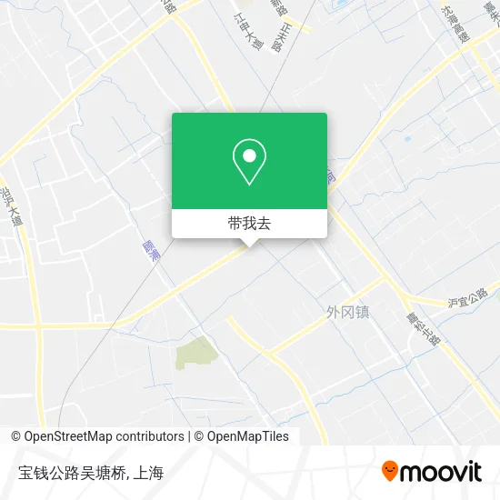 宝钱公路吴塘桥地图