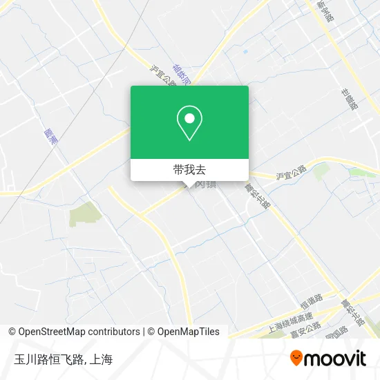 玉川路恒飞路地图