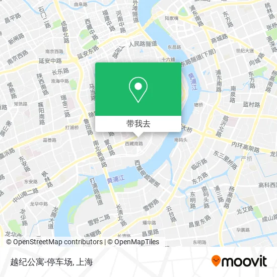 越纪公寓-停车场地图