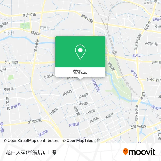 越由人家(华漕店)地图