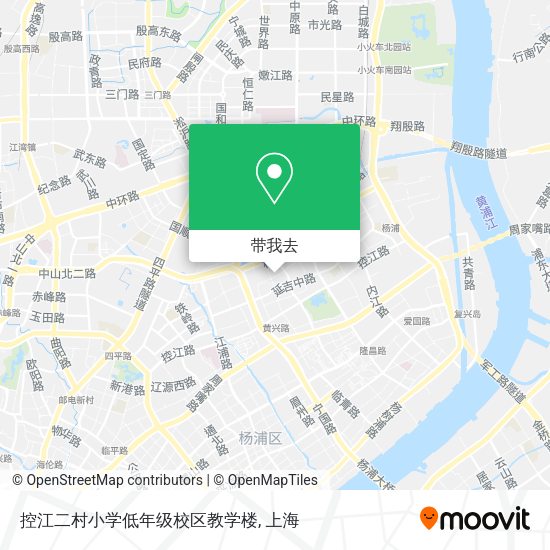 控江二村小学低年级校区教学楼地图