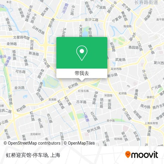 虹桥迎宾馆-停车场地图