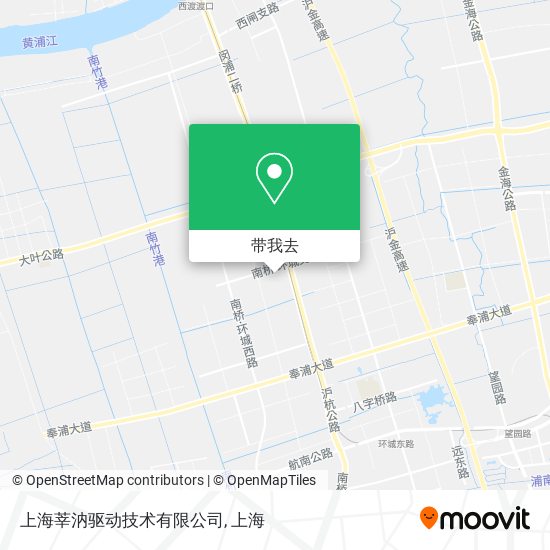 上海莘汭驱动技术有限公司地图