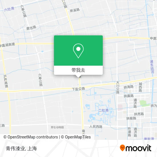 青伟漆业地图
