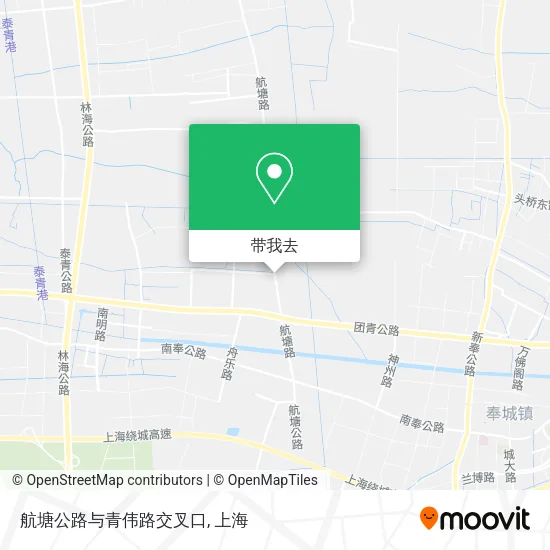 航塘公路与青伟路交叉口地图