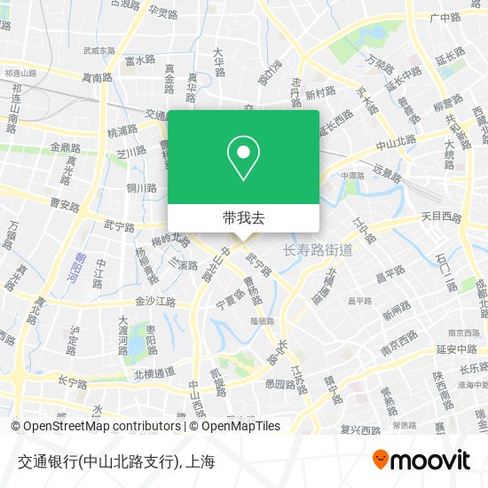 交通银行(中山北路支行)地图