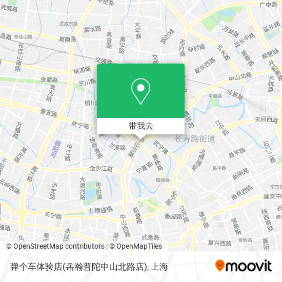 弹个车体验店(岳瀚普陀中山北路店)地图