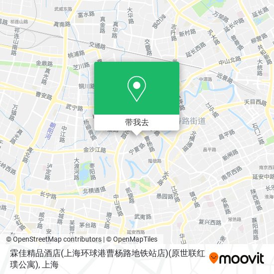 霖佳精品酒店(上海环球港曹杨路地铁站店)(原世联红璞公寓)地图