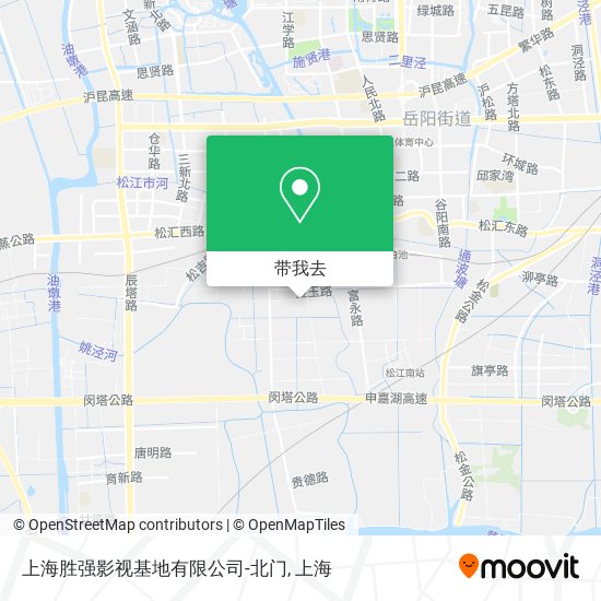 上海胜强影视基地有限公司-北门地图