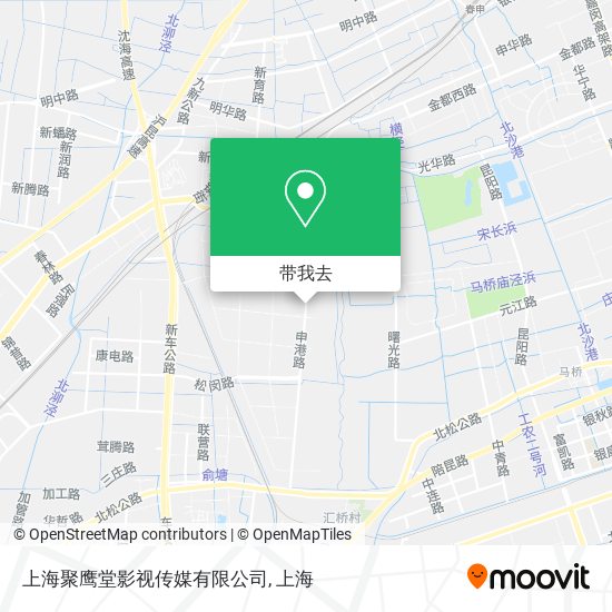 上海聚鹰堂影视传媒有限公司地图