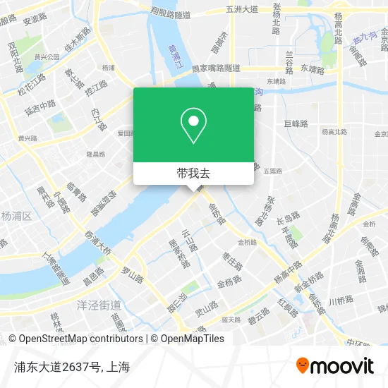 浦东大道2637号地图