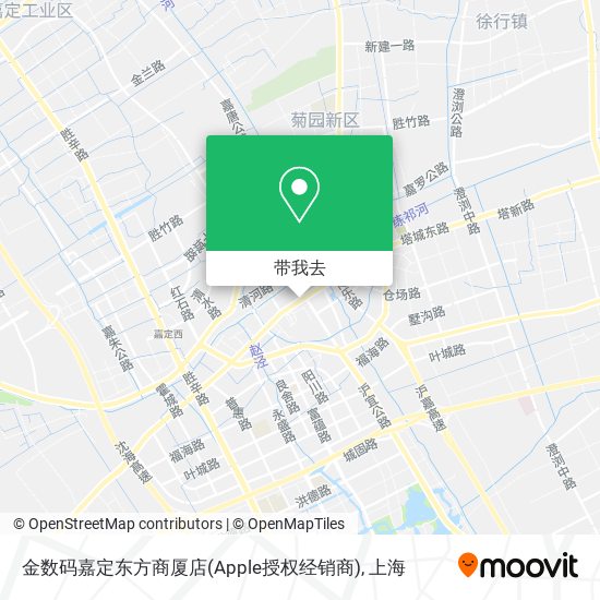 金数码嘉定东方商厦店(Apple授权经销商)地图