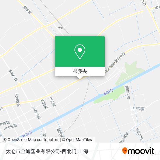 太仓市金通塑业有限公司-西北门地图
