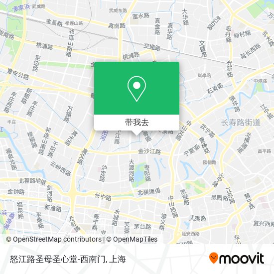 怒江路圣母圣心堂-西南门地图