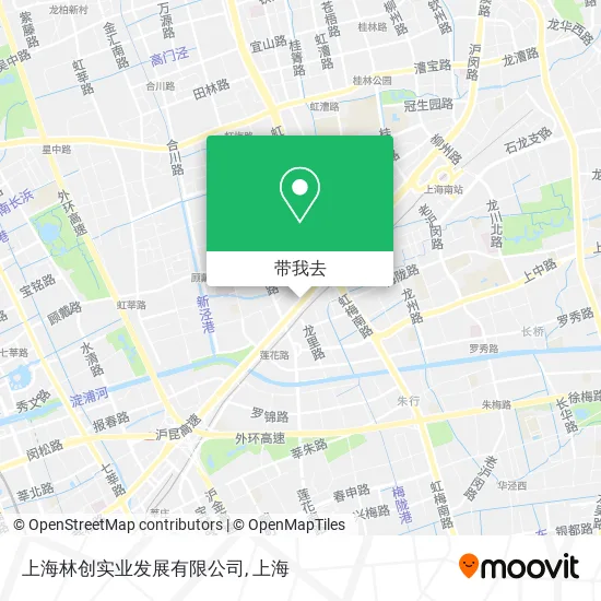 上海林创实业发展有限公司地图