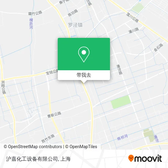 沪嘉化工设备有限公司地图