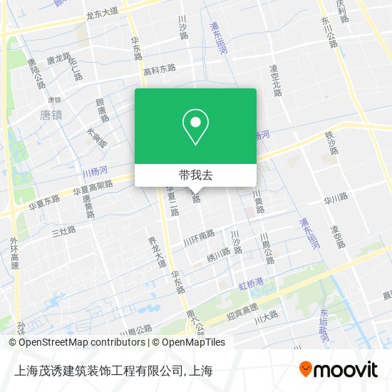 上海茂诱建筑装饰工程有限公司地图