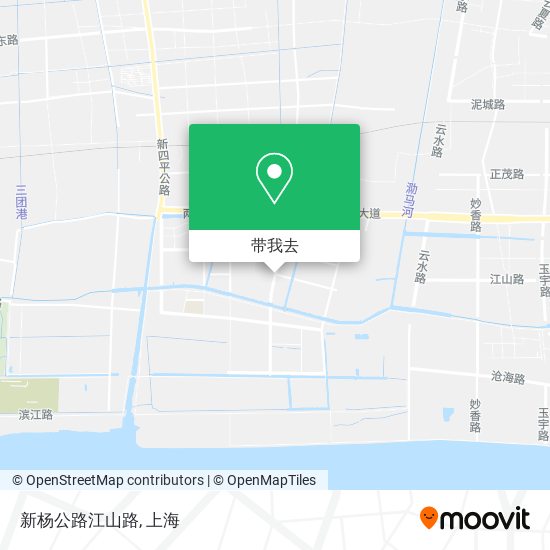新杨公路江山路地图