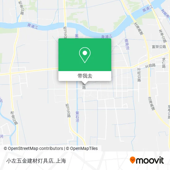 小左五金建材灯具店地图