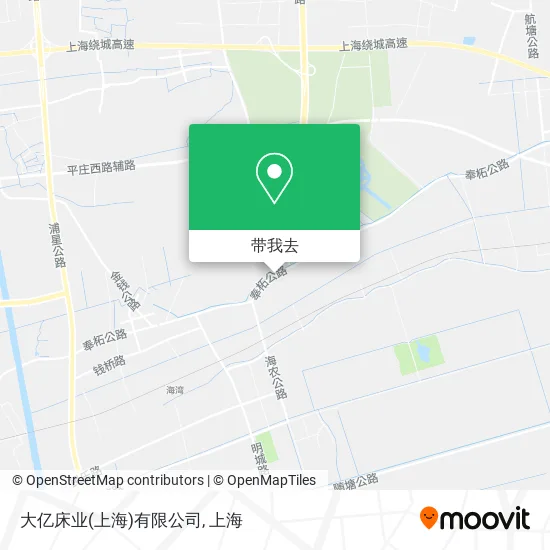大亿床业(上海)有限公司地图