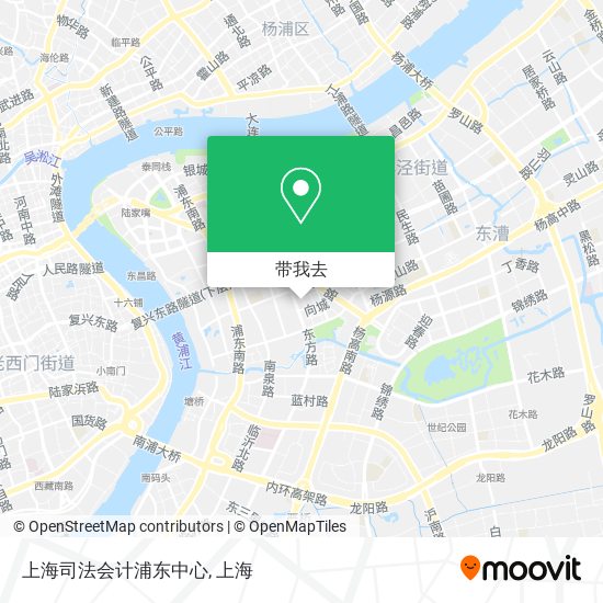 上海司法会计浦东中心地图