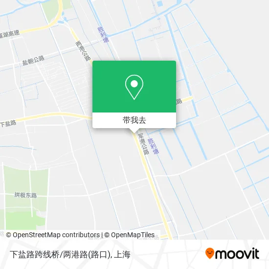 下盐路跨线桥/两港路(路口)地图