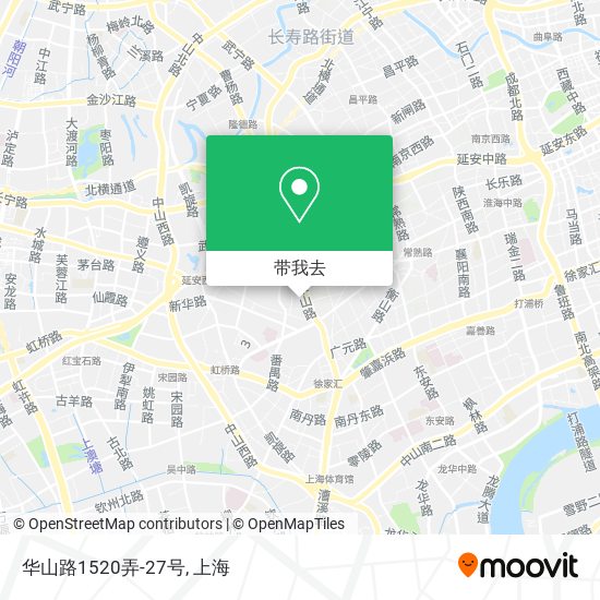 华山路1520弄-27号地图
