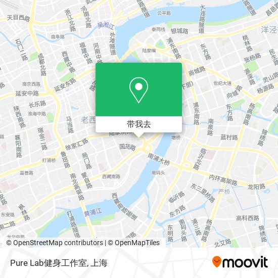 Pure Lab健身工作室地图