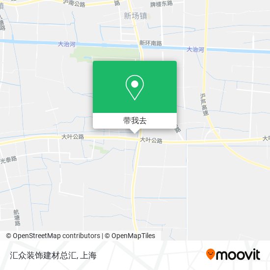 汇众装饰建材总汇地图