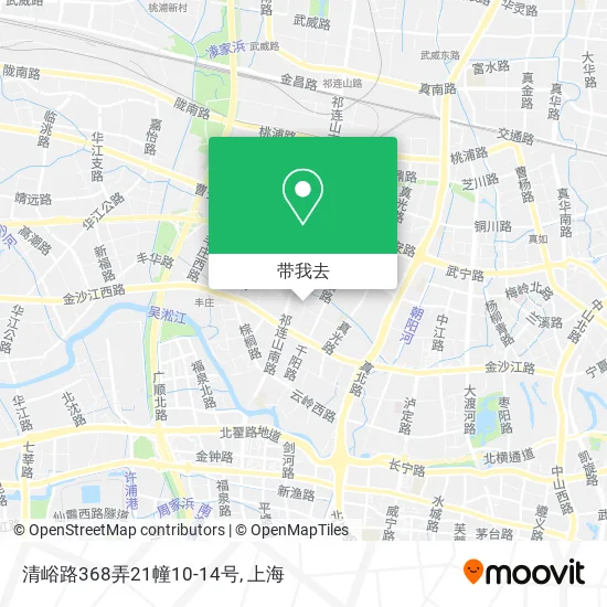 清峪路368弄21幢10-14号地图