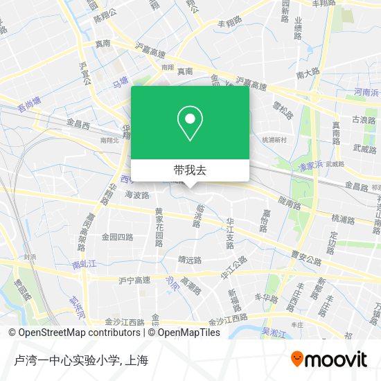 卢湾一中心实验小学地图