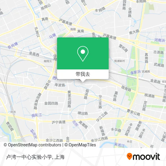卢湾一中心实验小学地图